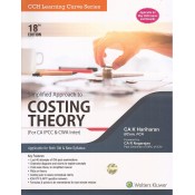 Wolters Kluwer's Simplified Approach to Costing Theory for CA IPCC & CWA Inter May 2020 Exam by CA K Hariharan [Old & New Syllabus] 